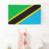 タンザニア国旗 横断幕 (インサイチュ)