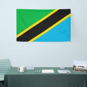 タンザニア国旗 横断幕 (トレードショー)