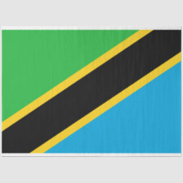 タンザニア国旗 薄葉紙