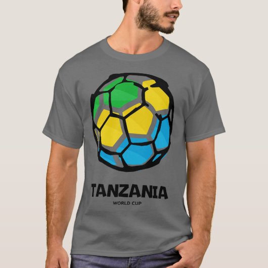 タンザニア国旗 Tシャツ (正面)