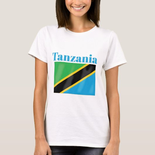 タンザニア国旗 Tシャツ (正面)