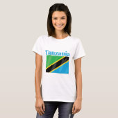 タンザニア国旗 Tシャツ (正面フル)
