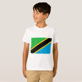 タンザニア国旗 Tシャツ (正面フル)