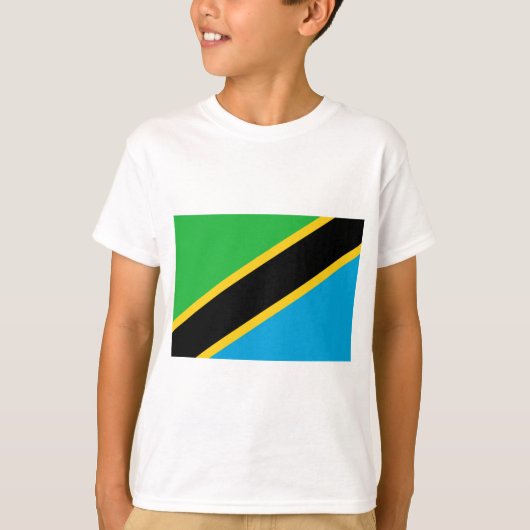 タンザニア国旗 Tシャツ (正面)