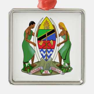 タンザニア旗 メタルオーナメント