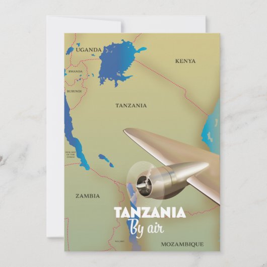 タンザニア航空旅行 セーブザデート (正面)