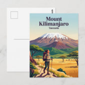 タンザニア キリマンジャロ山 ポストカード (正面/裏面)