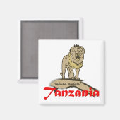 タンザニア・グッズ マグネット (正面/裏面)