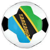 タンザニア・サッカー・タンザニア国旗/スポーツ サッカーボール (回転)