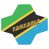 タンザニア・サッカー・タンザニア国旗/スポーツ サッカーボール (フラット)