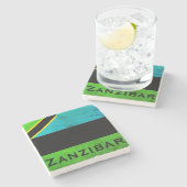 タンザニア,ザンジバル(インディアン海) ストーンコースター (横)