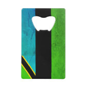 タンザニア，ザンジバル クレジットカード栓抜き (正面)