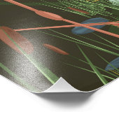 タンザニア – ナトロン湖 – フラミンゴ旅行ポスター フォトプリント            (角)