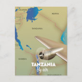 タンザニア・バイ・エア ポストカード (正面)
