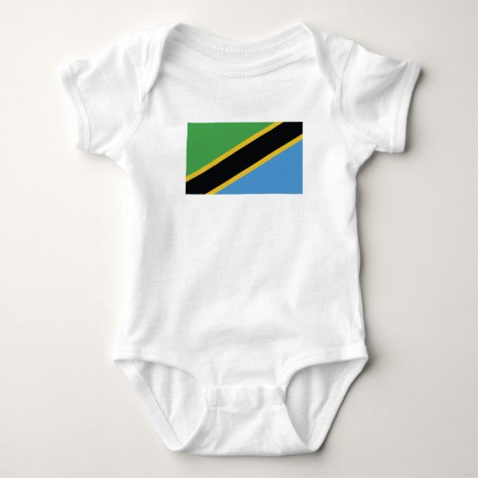 タンザニア ベビーボディスーツ (正面)