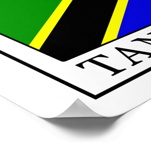 タンザニア ポスター (角)