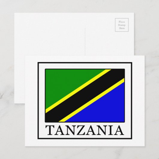 タンザニア ポストカード (正面/裏面)