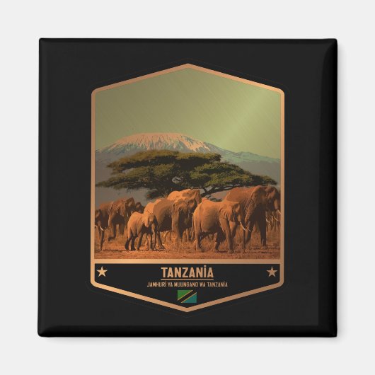 タンザニア マグネット (正面)