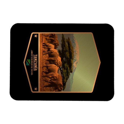 タンザニア マグネット (横)