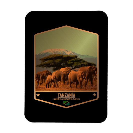 タンザニア マグネット (縦)