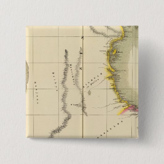 タンザニア，モザンビーク43 缶バッジ (正面)