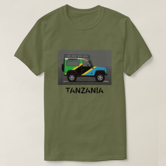 タンザニア Tシャツ (デザイン正面)