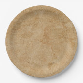 タンシャモアレザープリント ペーパープレート (正面)