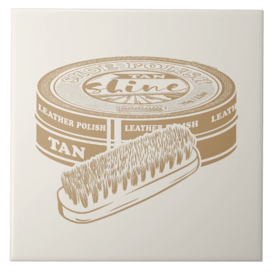 タンシューポーランドスポップ・アートのタン タイル (正面)