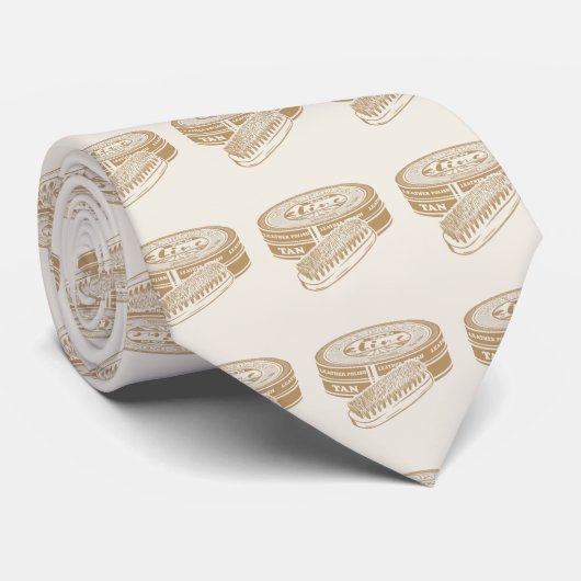 タンシューポーランドスポップ・アートのタン ネクタイ (ロール)