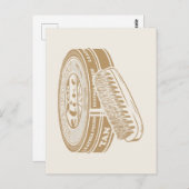 タンシューポーランドスポップ・アートのタン ポストカード (正面/裏面)