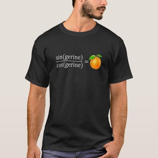 タンジェリンおもしろいスTシャツ Tシャツ (正面)