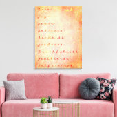 タンジェリンのスピリットクリスチャンの果実 キャンバスプリント (インサイチュ (リビング))