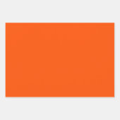 タンジェリンコミックエリートオレンジシェード3トーン ラッピングペーパーシート (正面2)