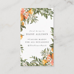 タンジェリンシトラスオーチャードボホボタニカル 名刺