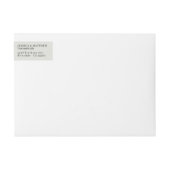 タンジェリンシトラスブルーミングブランチリースフローラ ラップアラウンドラベル (正面)