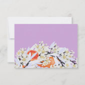 タンジェリンシトラスブルーミングブランチリースフローラ 出欠カード (裏面)