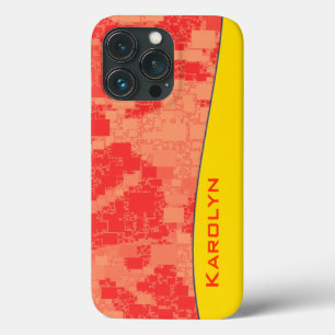 タンジェリンゼアルタイルのアートワーク iPhone 13 PROケース