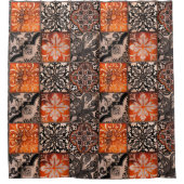 タンジェリンタイル シャワーカーテン (正面)