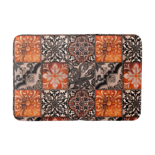 タンジェリンタイル バスマット (正面)