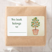 タンジェリンツリーのブックラベル ラベル (インサイチュ)