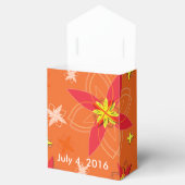 タンジェリンバースト結婚式の引き出物 フェイバーボックス (オープン)