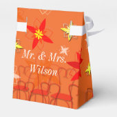 タンジェリンバースト結婚式の引き出物 フェイバーボックス (裏面サイド)