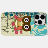 タンジェリンフクロウのカバノキ Case-Mate iPhoneケース (裏面 (横))