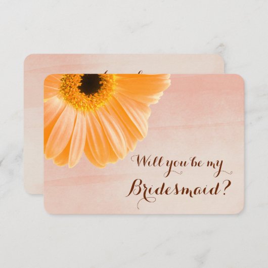 タンジェリンフローラは私の花嫁になる 招待状 (正面/裏面)