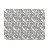 タンジェリンブラックペイズリー マグネット (横)