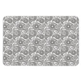 タンジェリンブラックペイズリー マグネット (横)