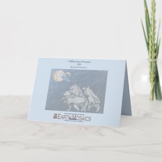 タンジェリンムーングリーティングカード カード (裏面)