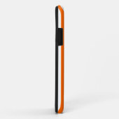 タンジェリンモダンストライプファッションシルエット Case-Mate iPhoneケース (裏面/右)