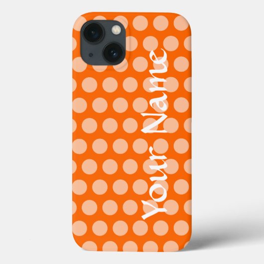 タンジェリンモロッコムードドット Case-Mate iPhoneケース (裏面)