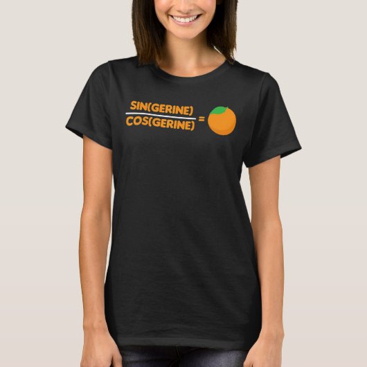 タンジェリン算数プリンT Tシャツ (正面)